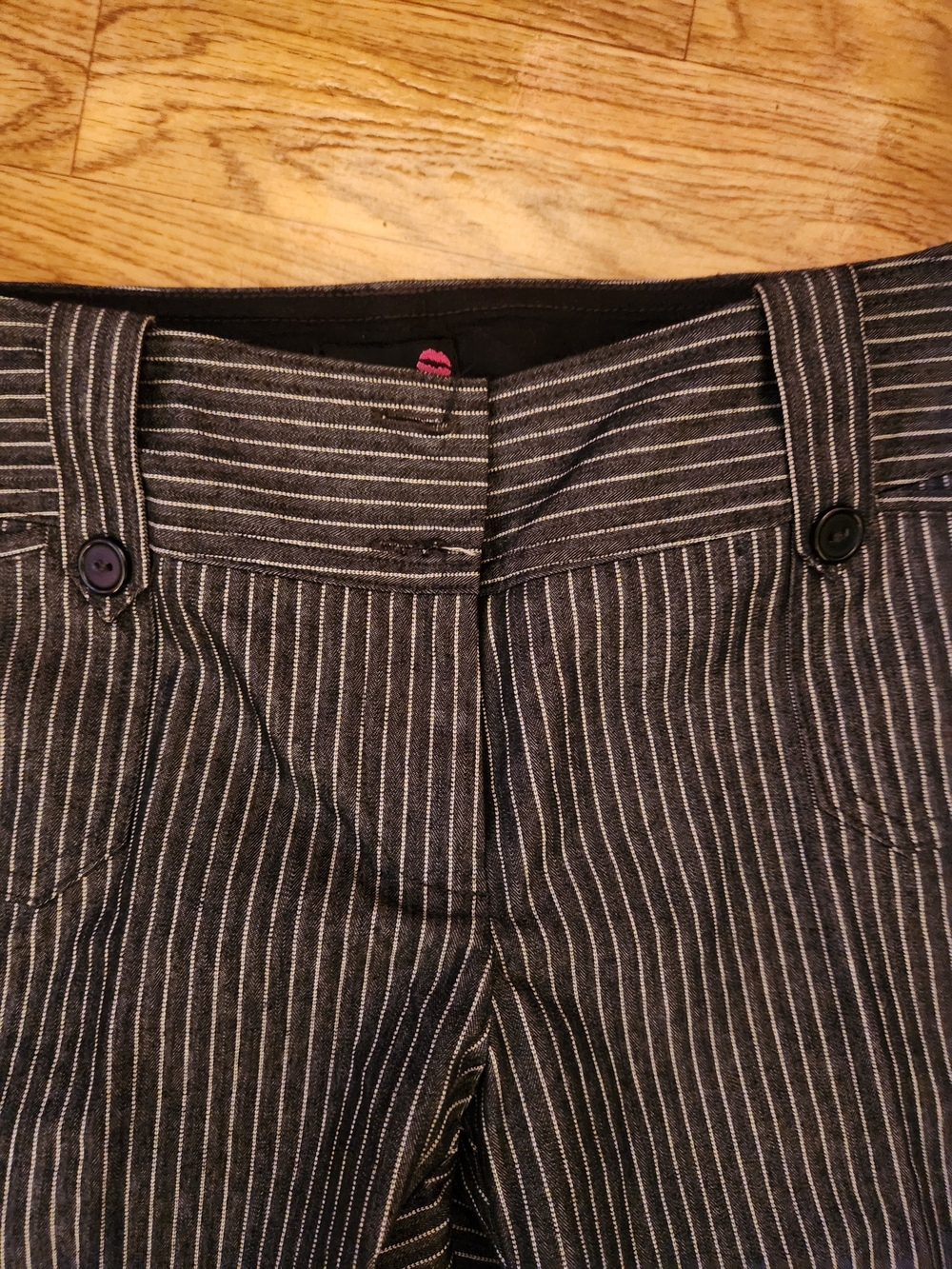 Women's Cigarette Pinstripe Dress Pants NWOT